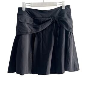 ATHLETA Women's size 4 Black Skort Y2k Style Babydoll Workout Tennis Short Skirt